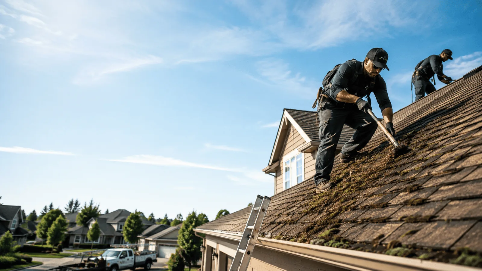 Roof Moss Removal in Midland, PA near me
